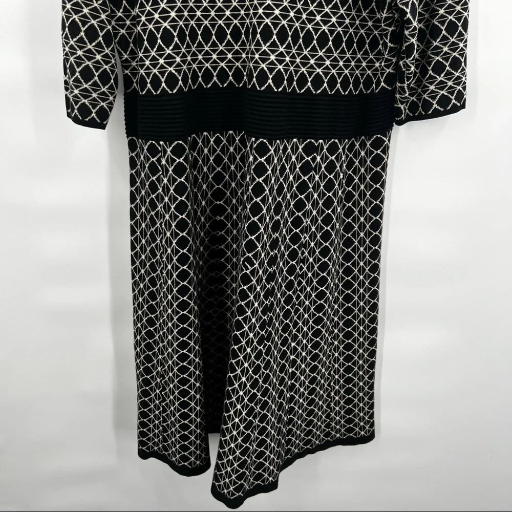 Lane Bryant sweater dress size 22/24 black white - Picture 8 of 8